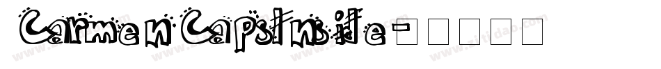 Carmen CapsInside字体转换
